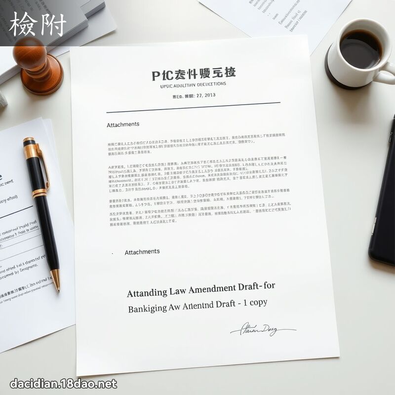 檢附 - 國語大辭典配圖