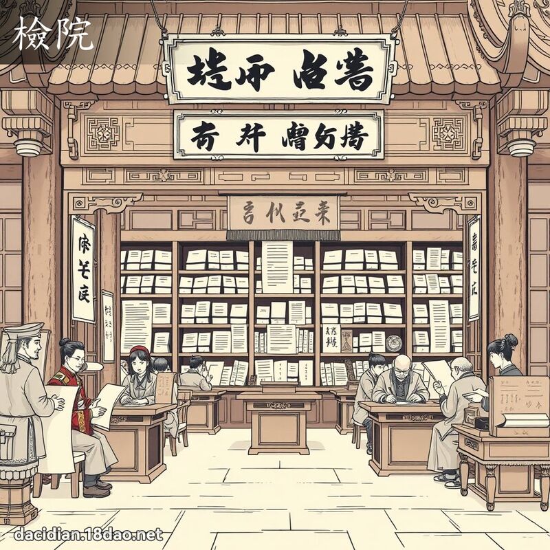 检院 - 国语大辞典配图