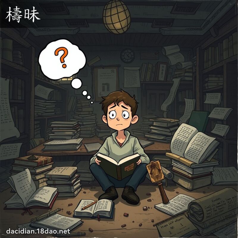 檮昧 - 国语大辞典配图