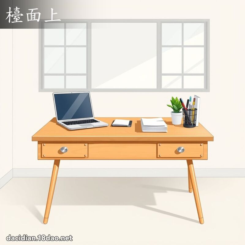 台面上 - 国语大辞典配图