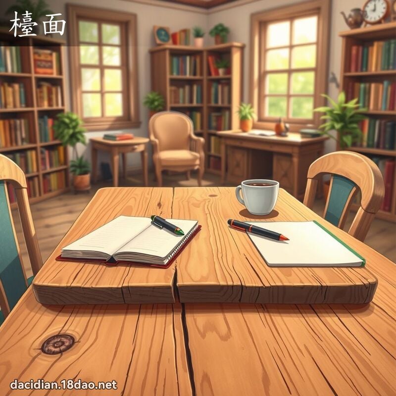 台面 - 国语大辞典配图
