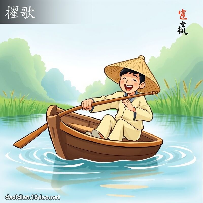 櫂歌 - 國語大辭典配圖