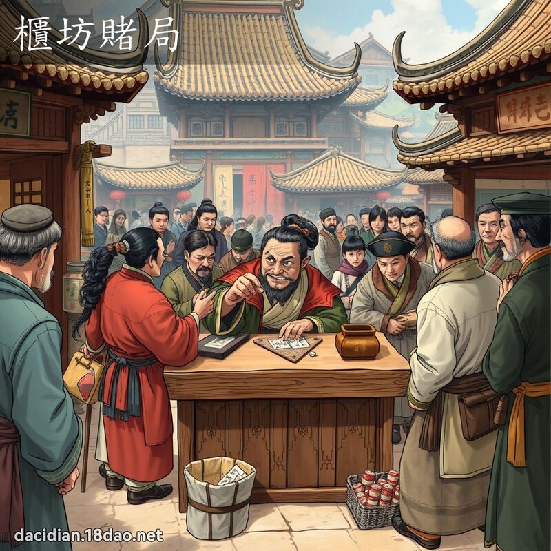 柜坊赌局 - 国语大辞典配图