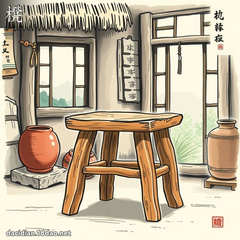 櫈 - 国语大辞典配图