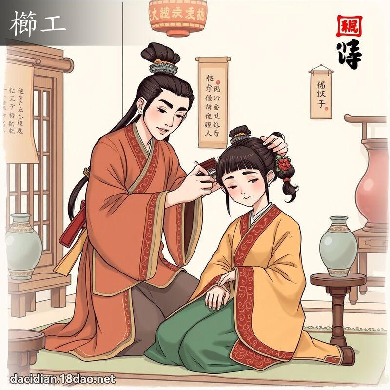 櫛工 - 国语大辞典配图