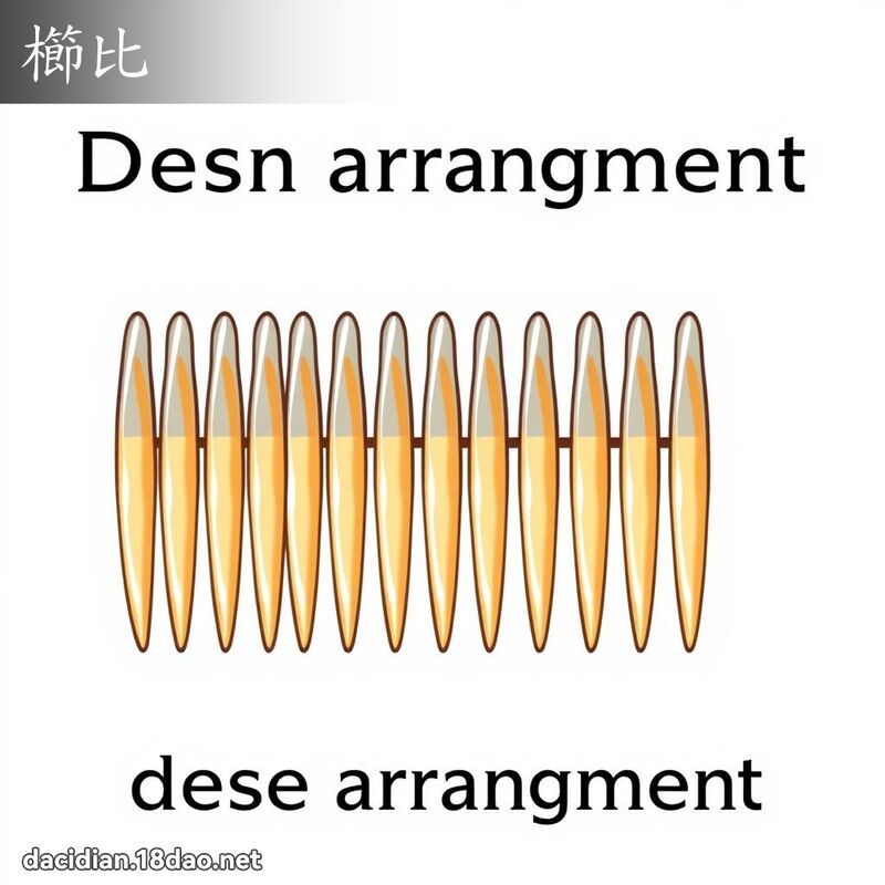 櫛比 - 國語大辭典配圖