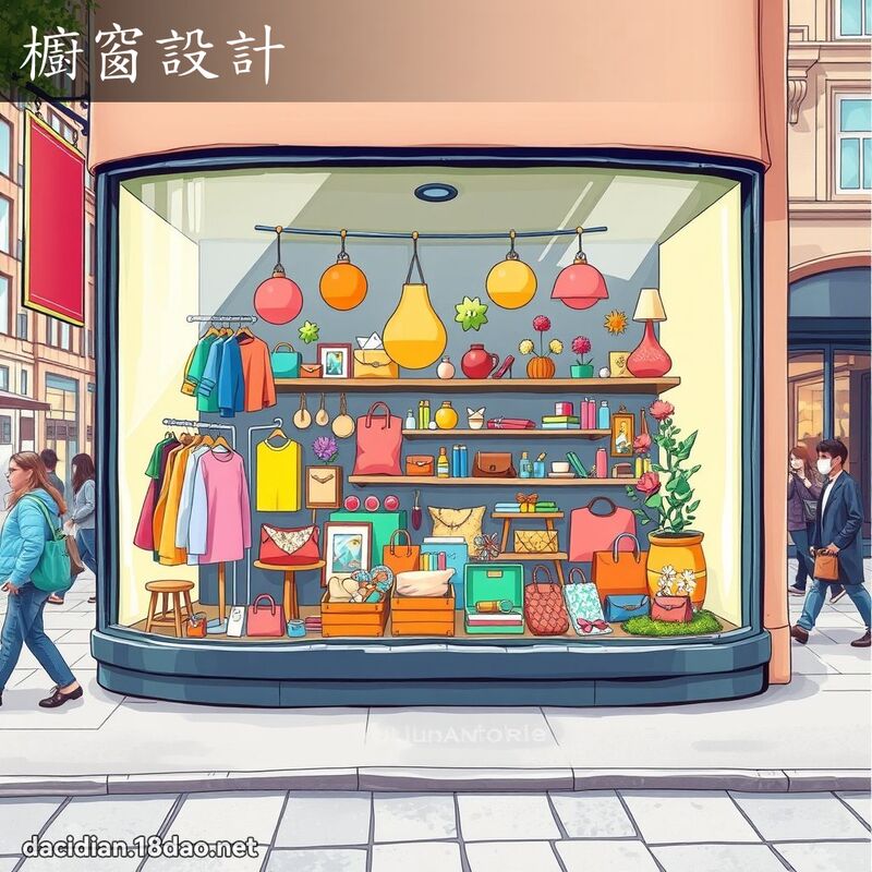 橱窗设计 - 国语大辞典配图