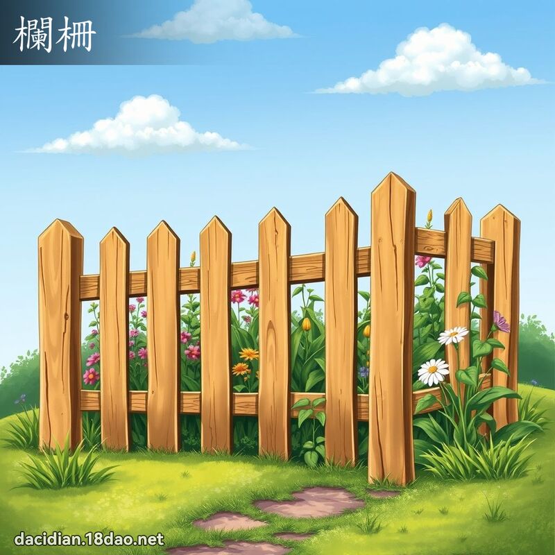 欄柵 - 國語大辭典配圖