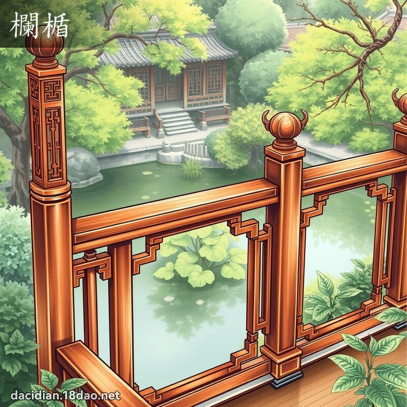 栏楯 - 国语大辞典配图