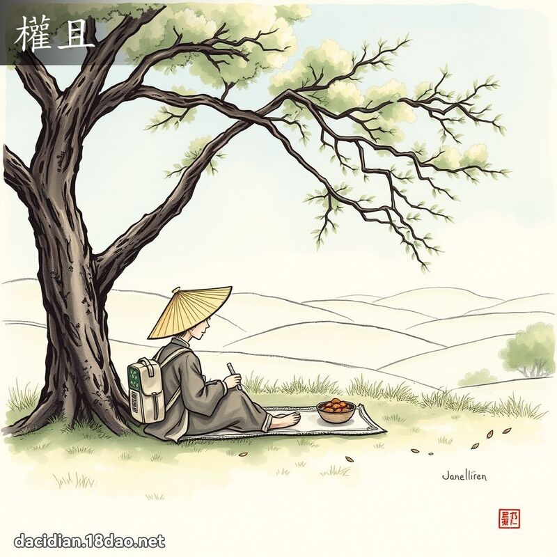 权且 - 国语大辞典配图