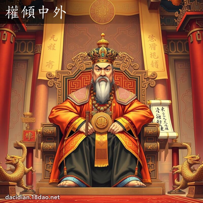 權傾中外 - 國語大辭典配圖