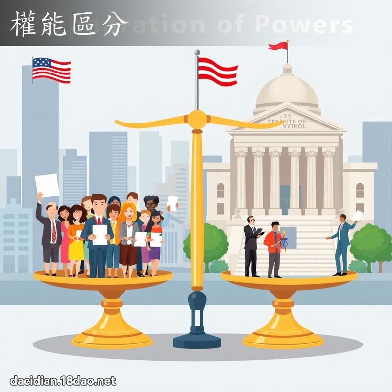 權能區分 - 國語大辭典配圖