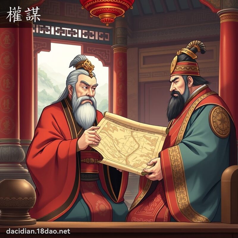 权谋 - 国语大辞典配图