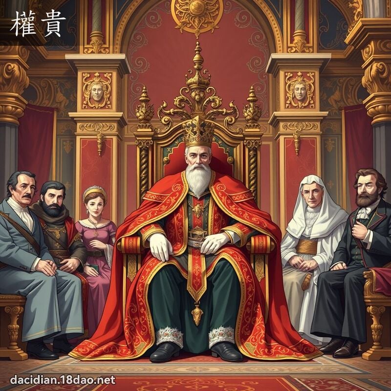 權貴 - 國語大辭典配圖