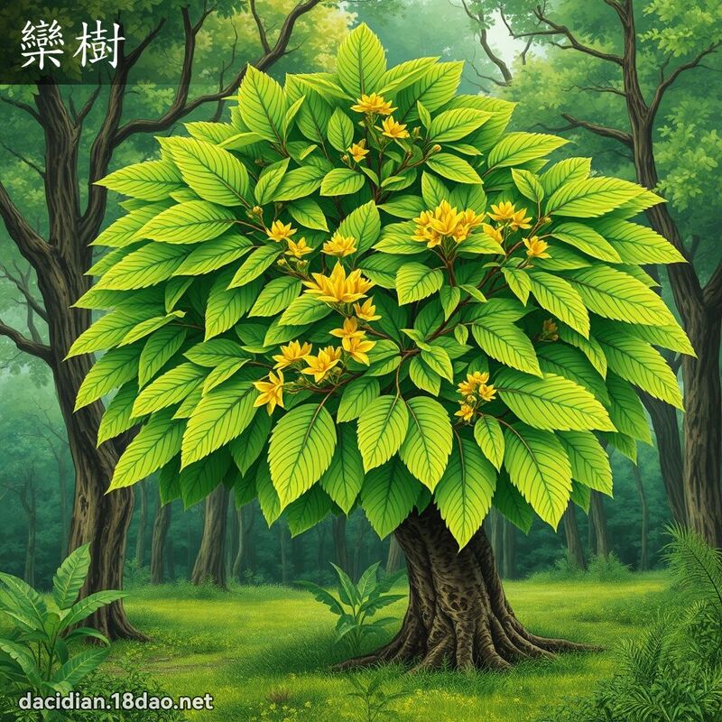 欒树 - 国语大辞典配图