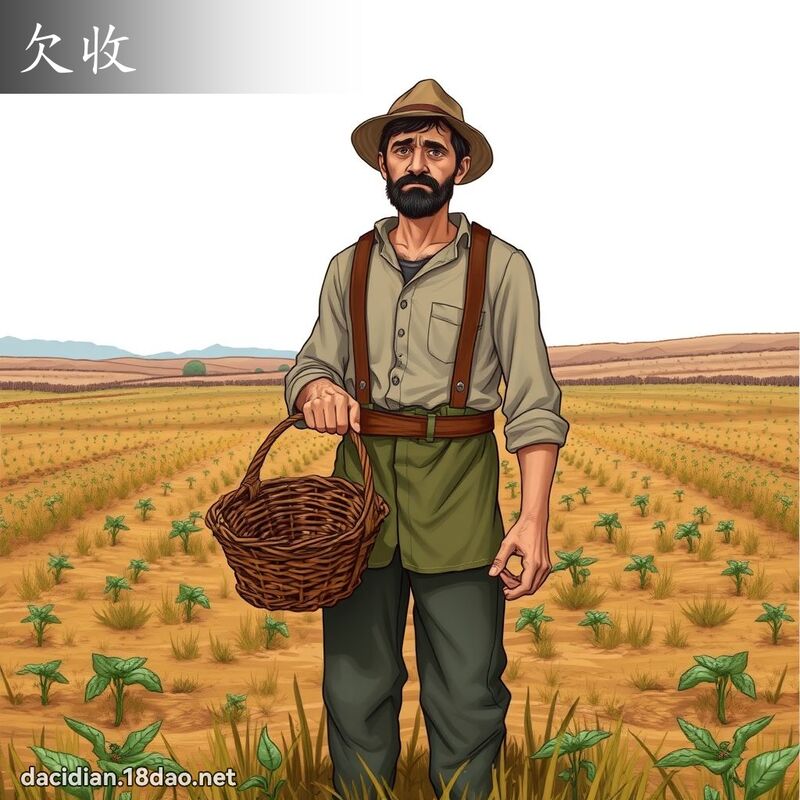 欠收 - 國語大辭典配圖