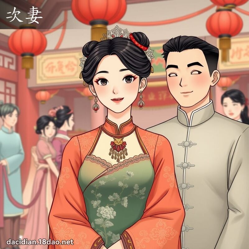 次妻 - 国语大辞典配图