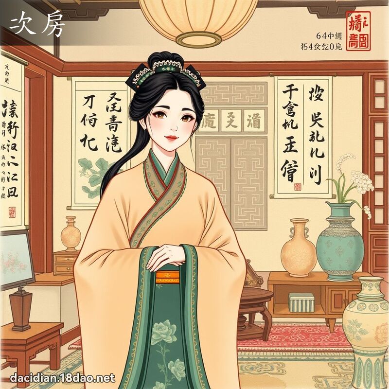 次房 - 國語大辭典配圖