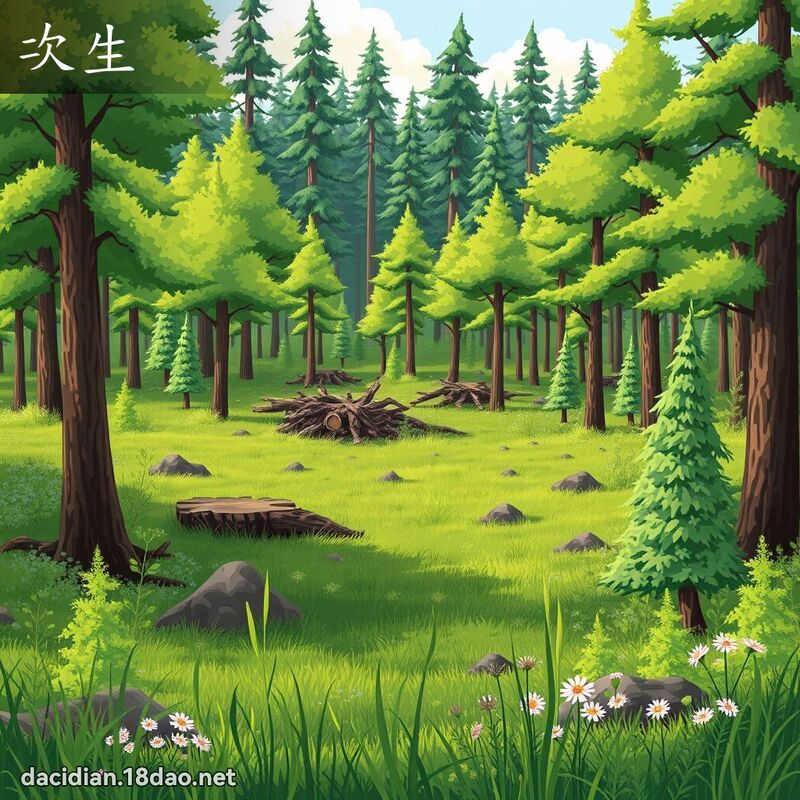 次生 - 國語大辭典配圖