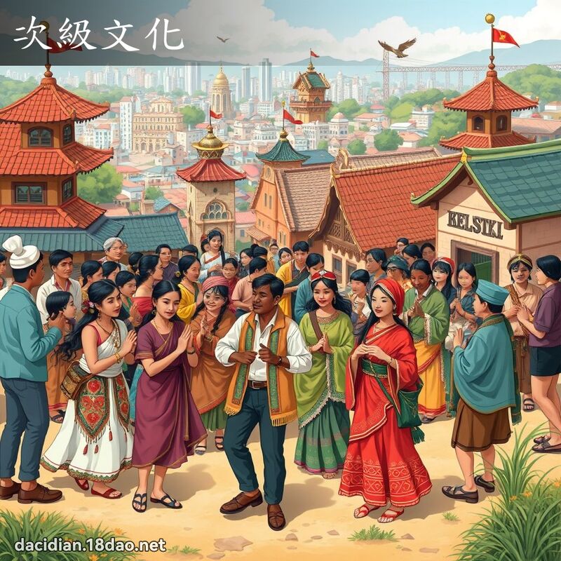 次級文化 - 國語大辭典配圖