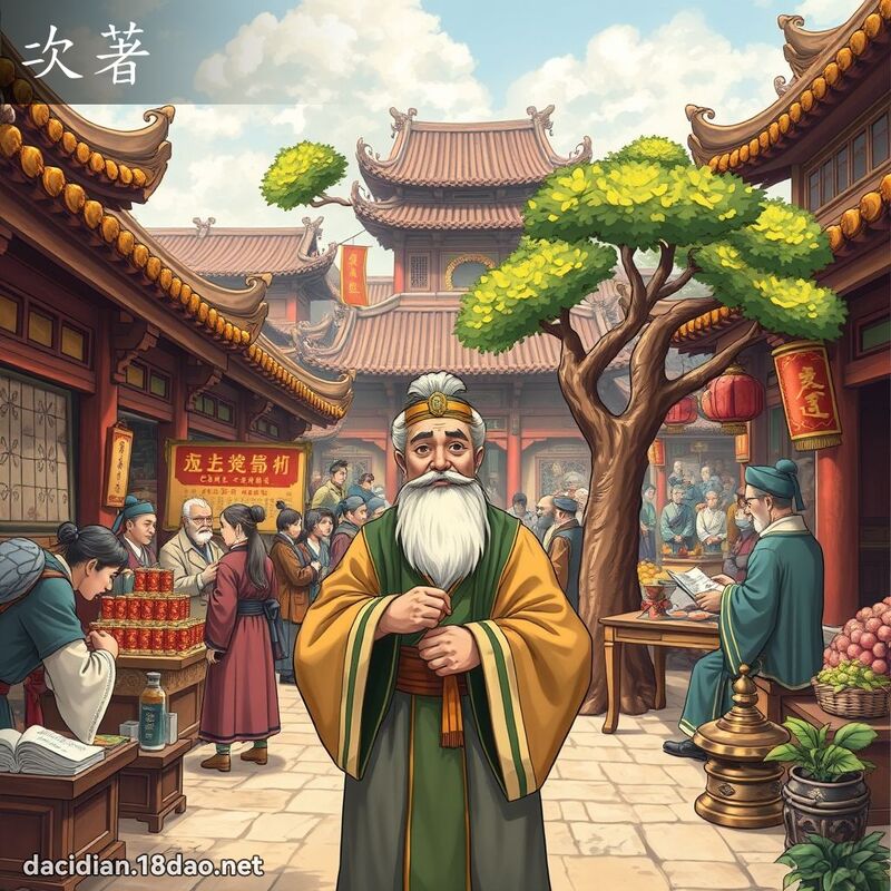 次著 - 國語大辭典配圖