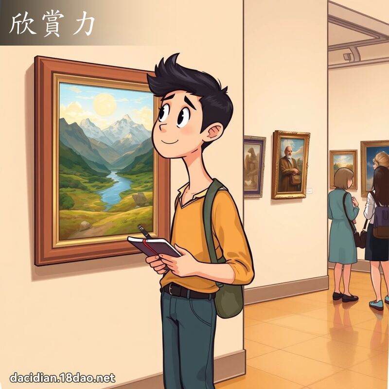 欣賞力 - 國語大辭典配圖