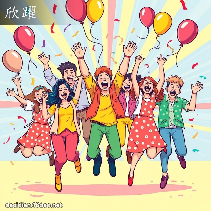 欣躍 - 國語大辭典配圖