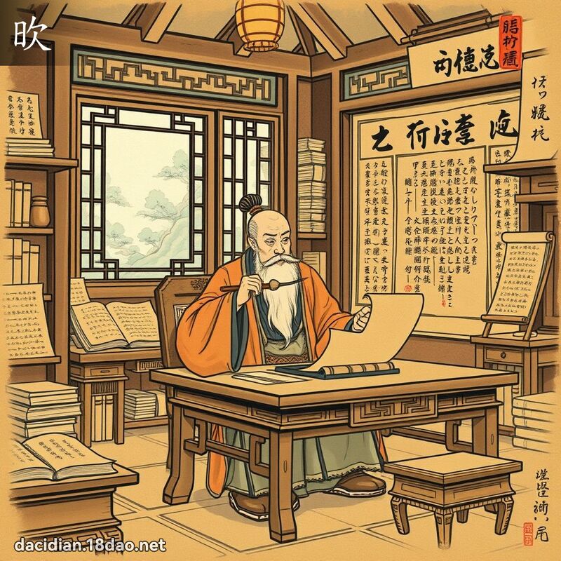 欥 - 国语大辞典配图