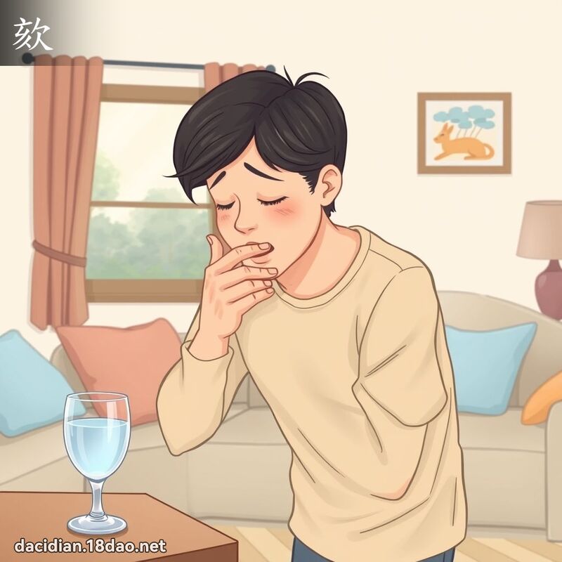汉字: 欬 (多音字)