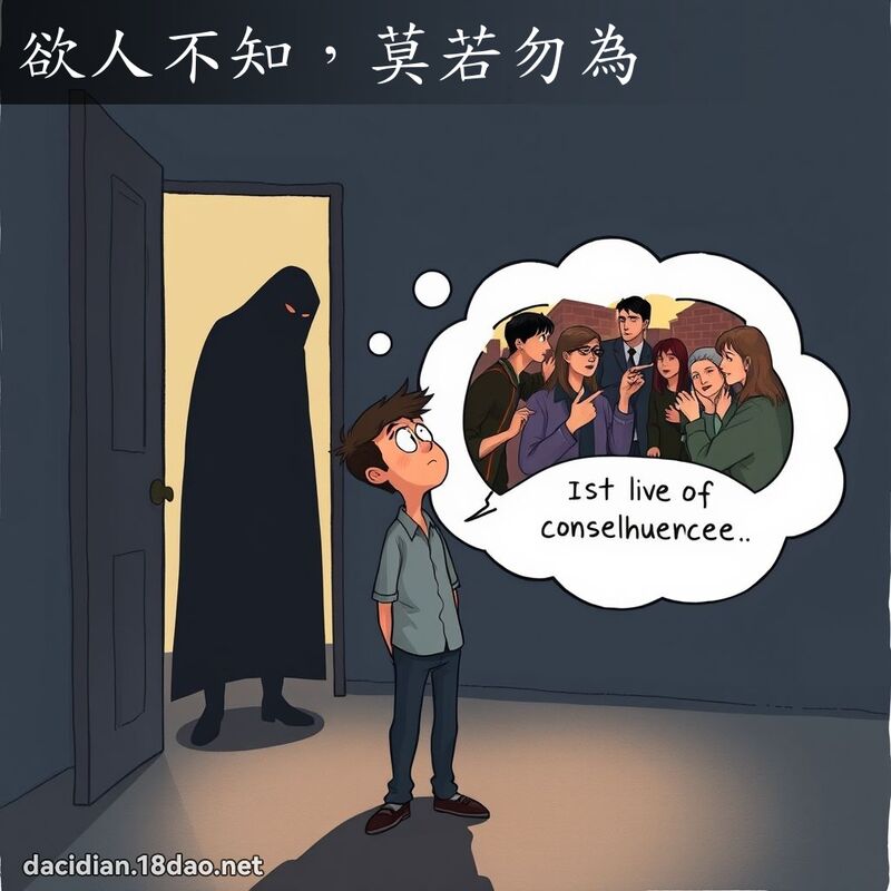 欲人不知，莫若勿为 - 国语大辞典配图