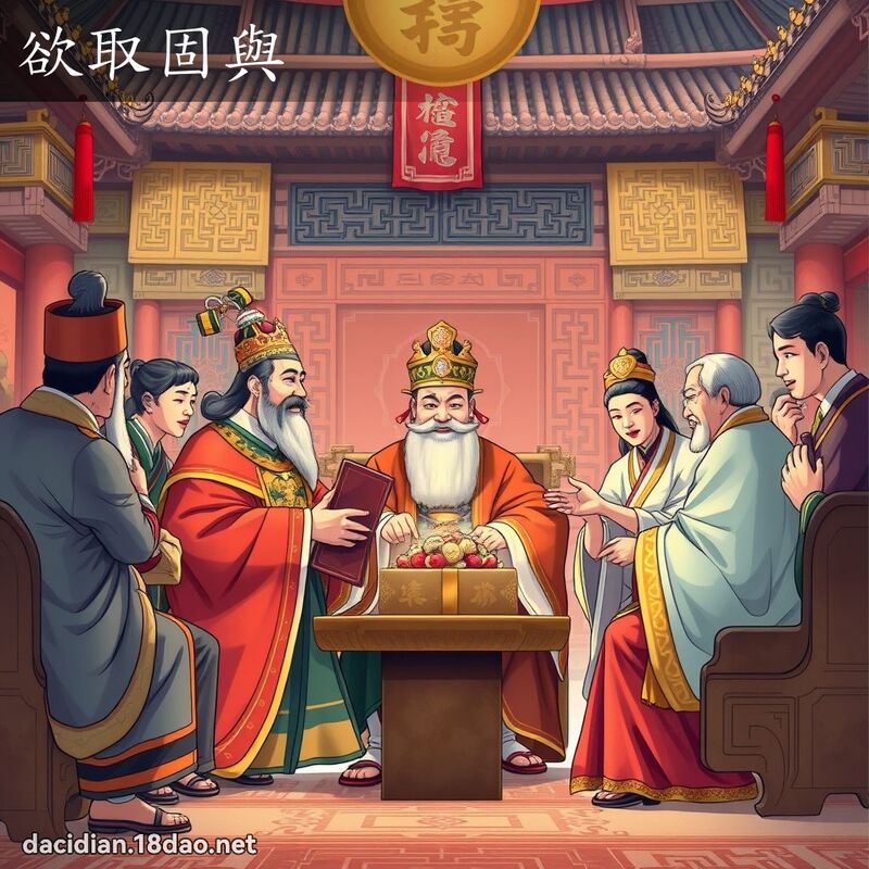 欲取固與 - 國語大辭典配圖