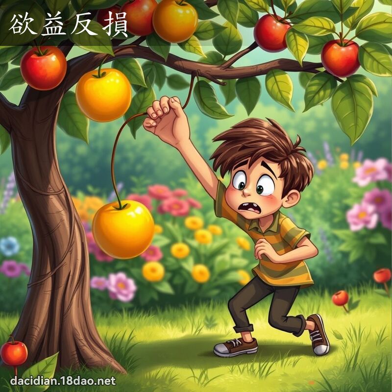 欲益反损 - 国语大辞典配图