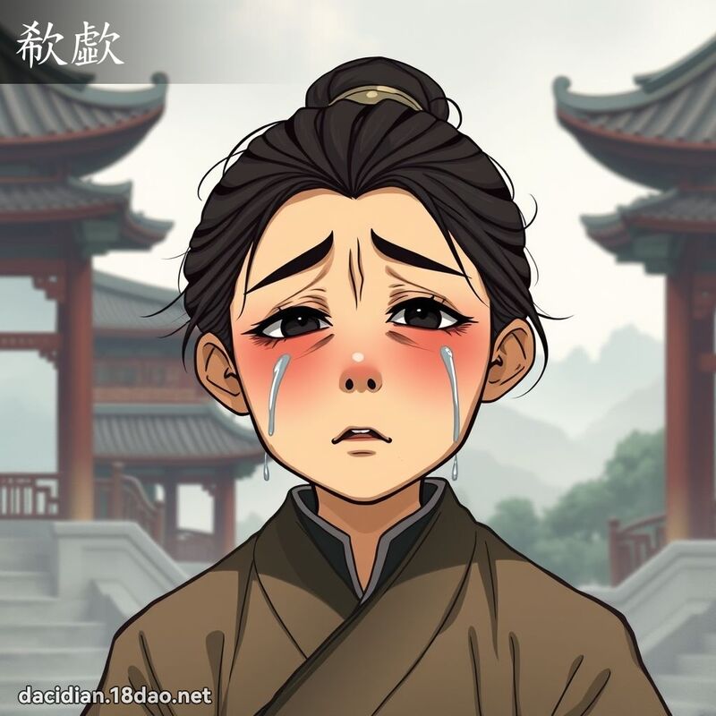 欷歔 - 国语大辞典配图