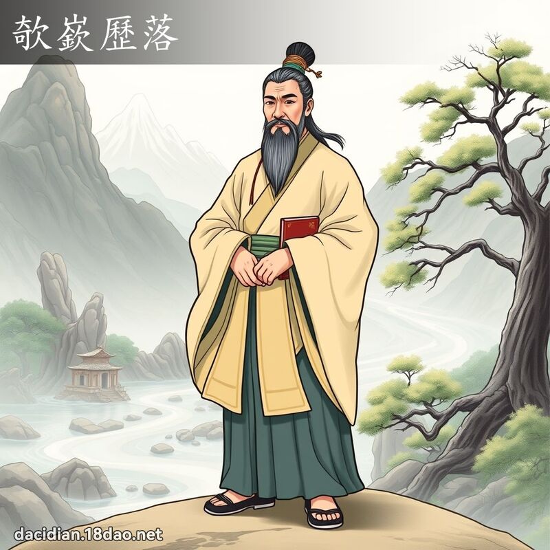 欹嶔歷落 - 国语大辞典配图
