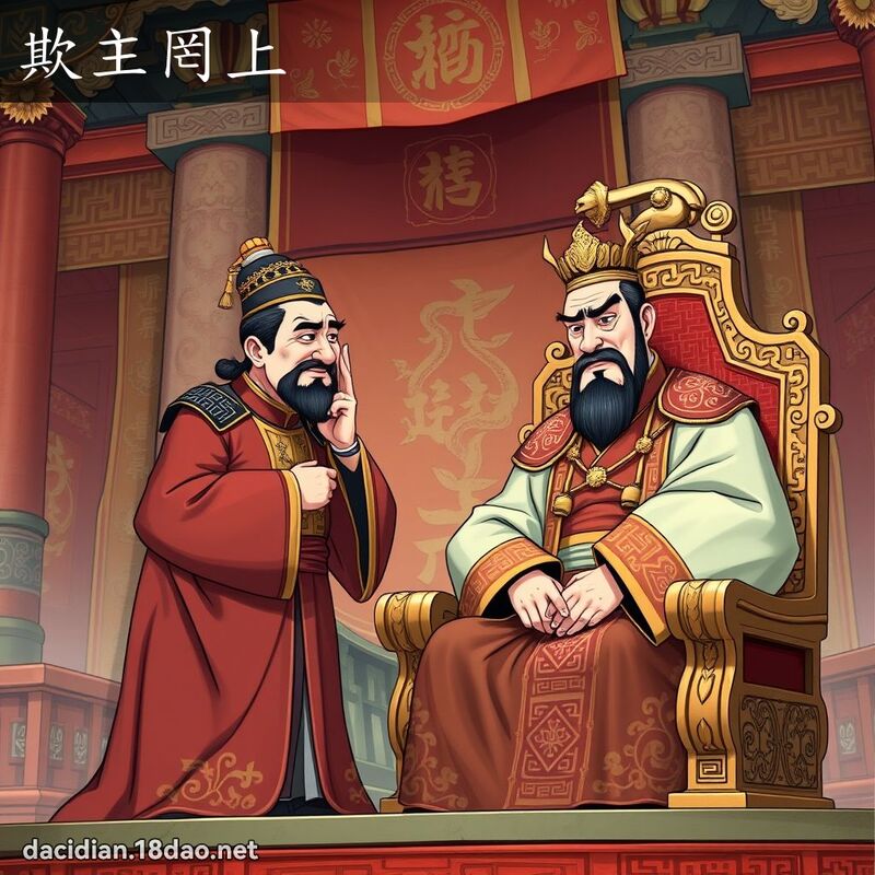 欺主罔上 - 国语大辞典配图