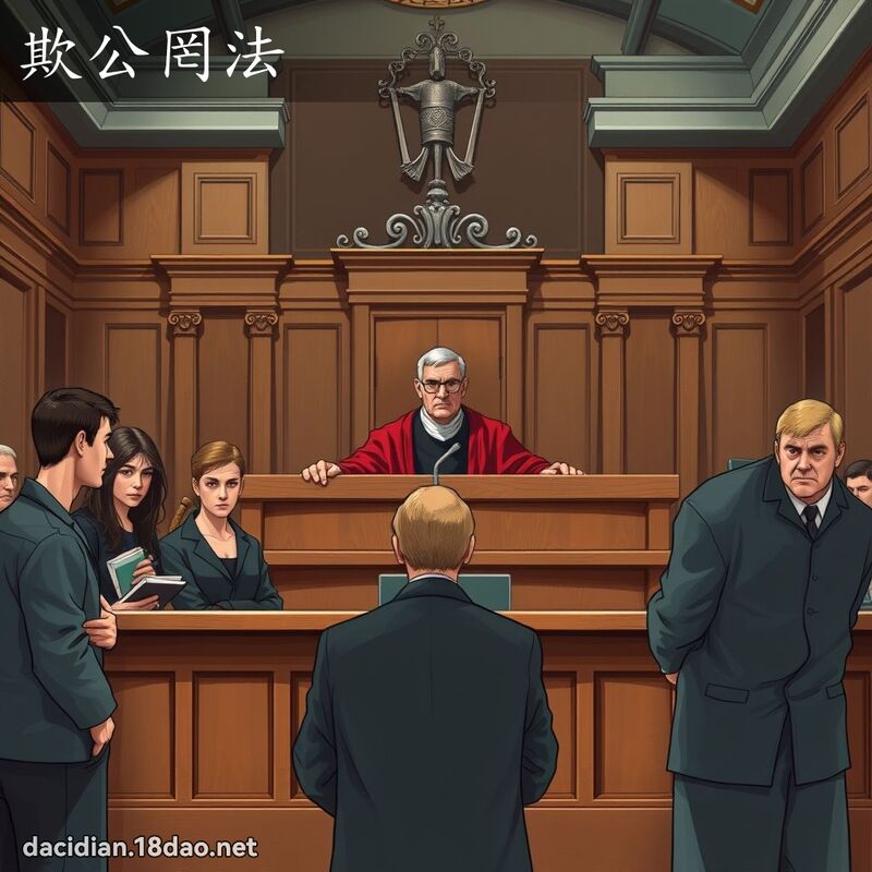 欺公罔法 - 國語大辭典配圖