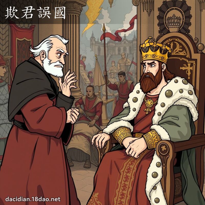欺君误国 - 国语大辞典配图