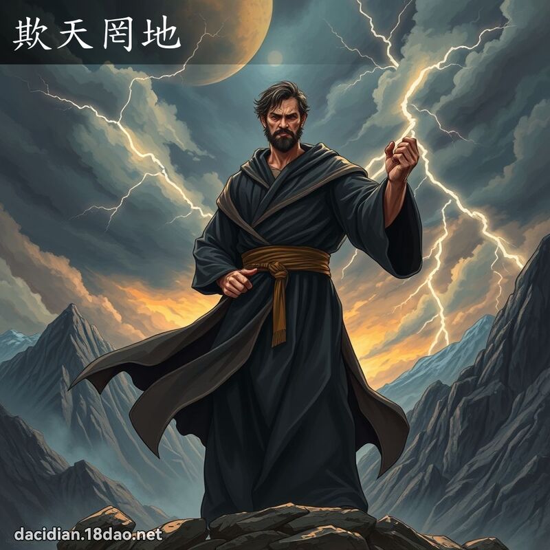 欺天罔地 - 國語大辭典配圖