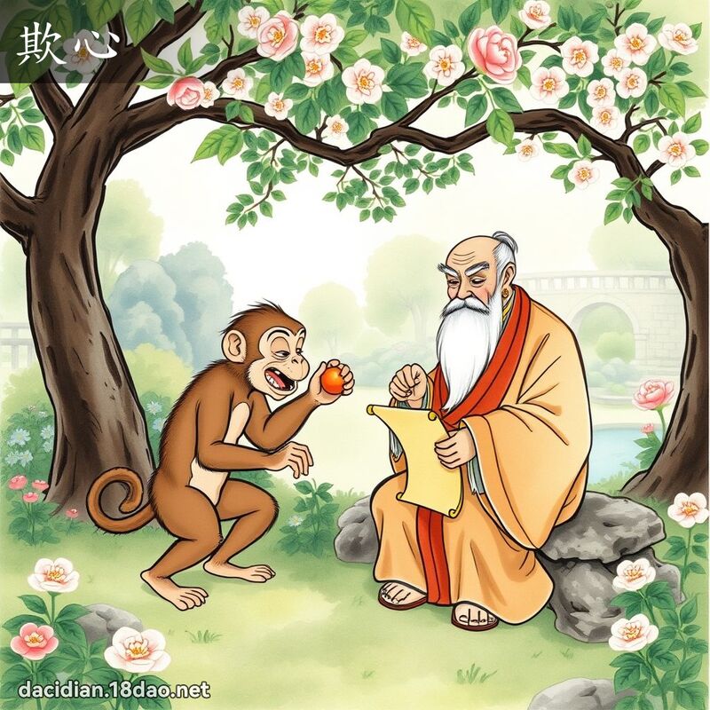 欺心 - 国语大辞典配图