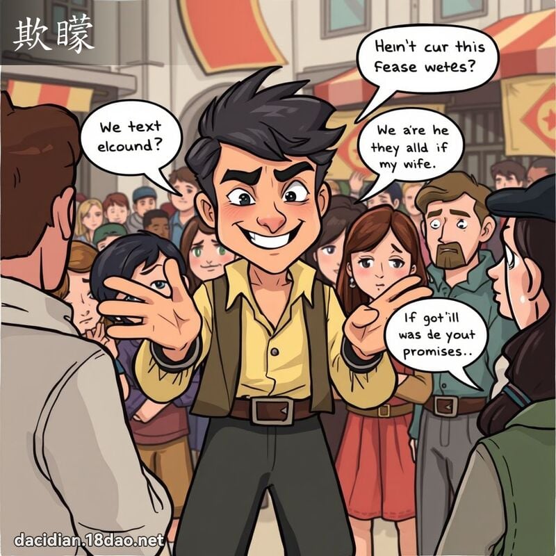 欺蒙 - 国语大辞典配图