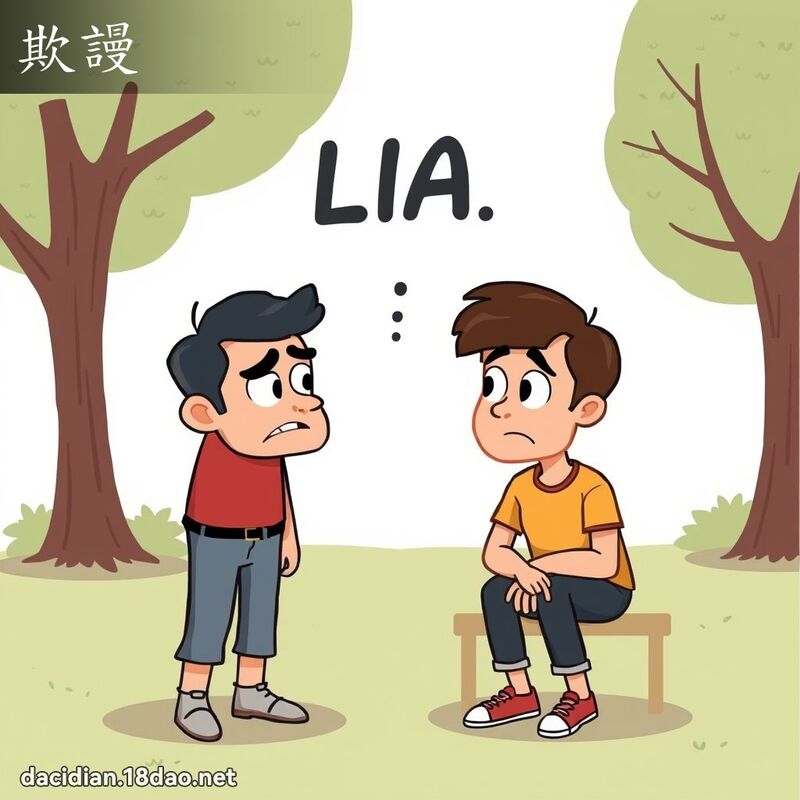 欺謾 - 國語大辭典配圖