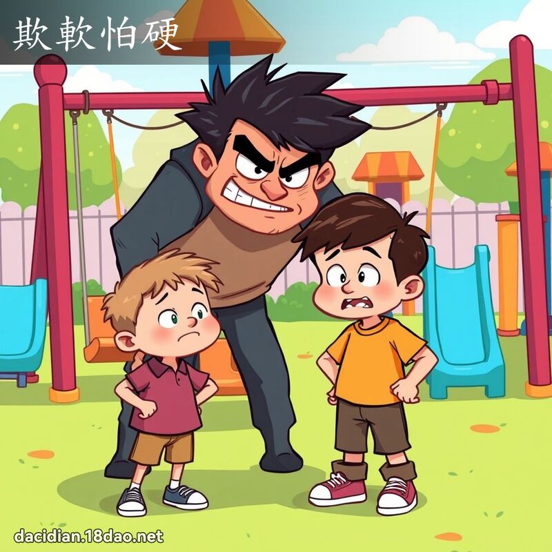欺軟怕硬 - 國語大辭典配圖