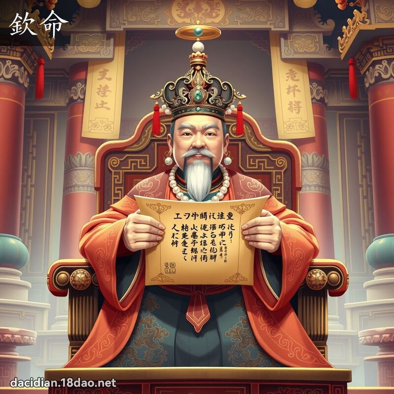 欽命 - 國語大辭典配圖