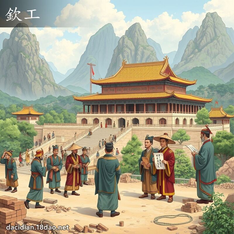 欽工 - 國語大辭典配圖