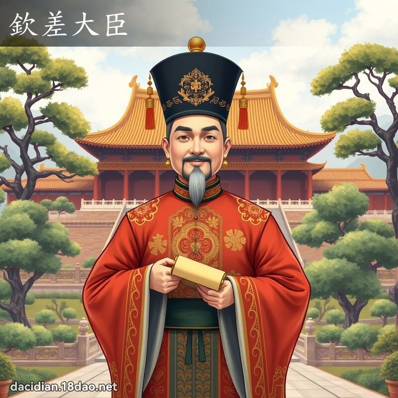 钦差大臣 - 国语大辞典配图