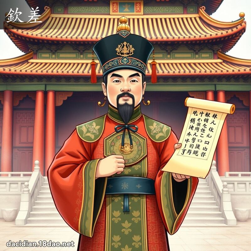 钦差 - 国语大辞典配图