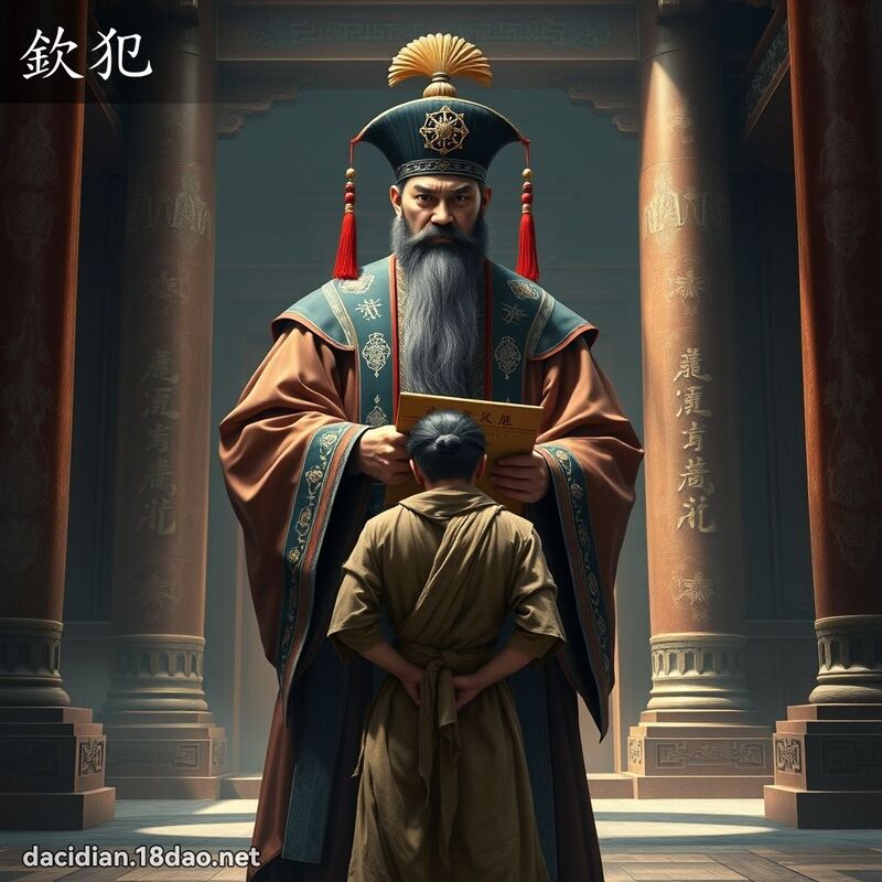 欽犯 - 國語大辭典配圖