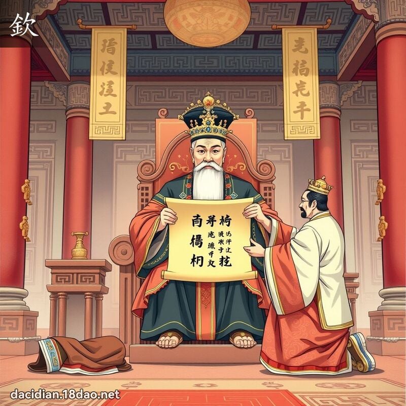 欽 - 國語大辭典配圖