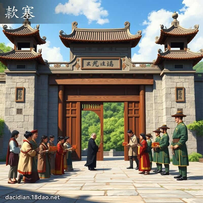 款塞 - 国语大辞典配图