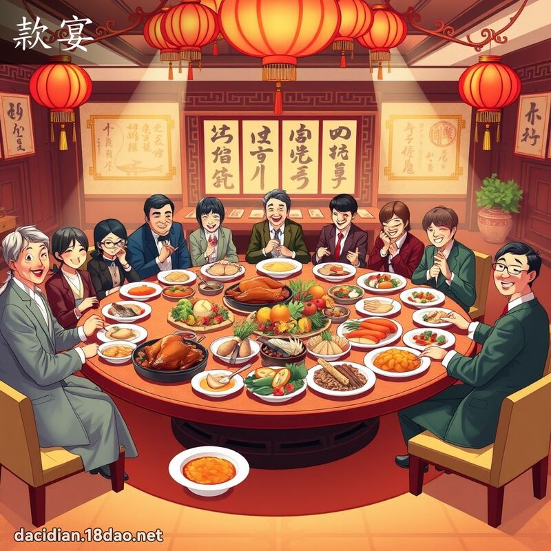 款宴 - 國語大辭典配圖